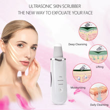 Load image into Gallery viewer, Ultrasonic Face Cleaning Skin Scrubber