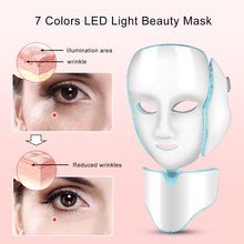 Load image into Gallery viewer, 7 Colors LED Facial Mask Therapy