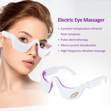 Load image into Gallery viewer, Micro Current Pulse Eye Massager Heating Therapy